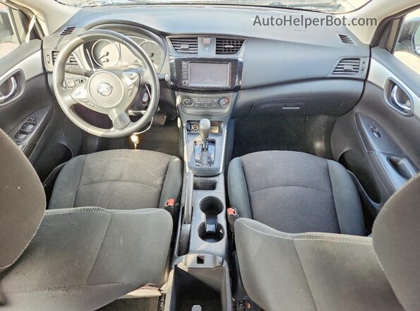 3N1AB7AP7KY202560 2019 NISSAN SENTRA Silver Вид панелі приладів