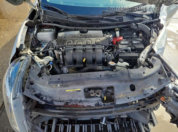 3N1AB7AP7KY202560 2019 NISSAN SENTRA Silver Вид задньої частини салону