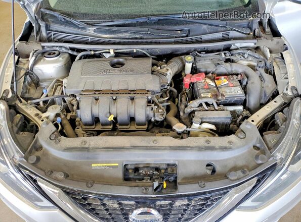 3N1AB7AP7KY374717 2019 NISSAN SENTRA Silver Rear interior view