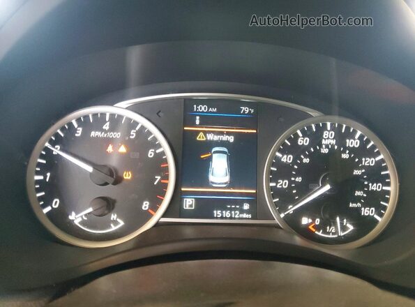 3N1AB7AP7KY374717 2019 NISSAN SENTRA Silver Instrument cluster view