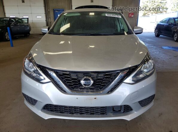 3N1AB7AP7KY374717 2019 NISSAN SENTRA Silver Front view