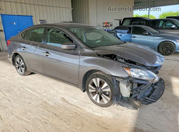 3N1AB7AP7KY413256 2019 NISSAN SENTRA Silver Передня права чверть