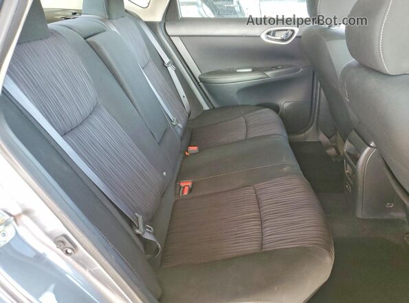 3N1AB7AP7KY413256 2019 NISSAN SENTRA Silver Вид задніх сидінь