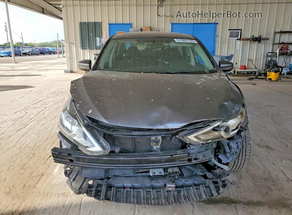 3N1AB7AP7KY413256 2019 NISSAN SENTRA Silver Вид спереду