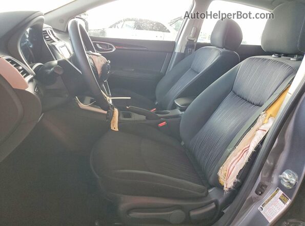 3N1AB7AP7KY413256 2019 NISSAN SENTRA Silver Вид салону спереду
