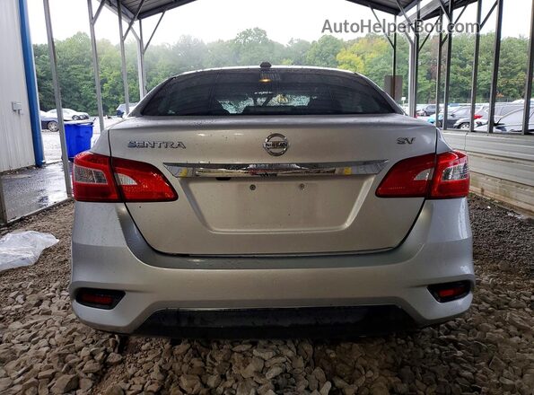 3N1AB7AP8GY232173 2016 NISSAN SENTRA Silver უკანა ხედი