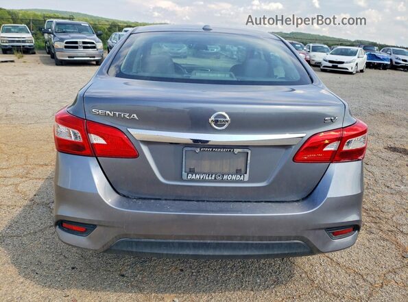 3N1AB7AP8HL714477 2017 NISSAN SENTRA Gray Widok z tyłu