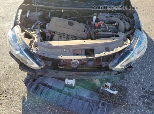 3N1AB7AP8HL714642 2017 NISSAN SENTRA Серый Вид задней части салона