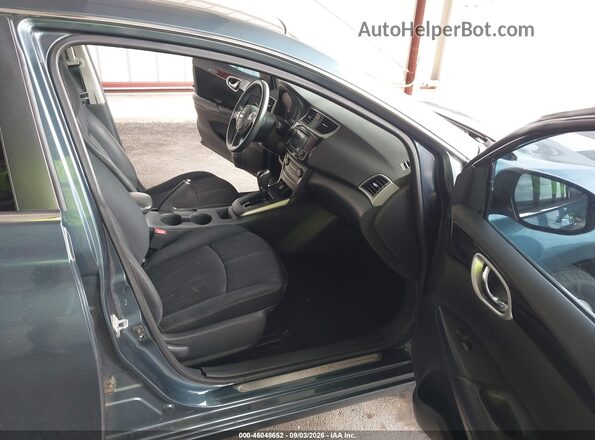 3N1AB7AP8HY231073 2017 NISSAN SENTRA Бирюзовый Вид салона спереди