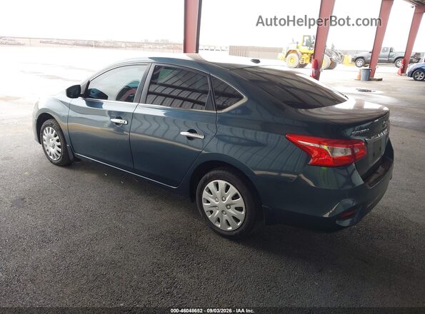 3N1AB7AP8HY231073 2017 NISSAN SENTRA Бирюзовый Задняя левая четверть