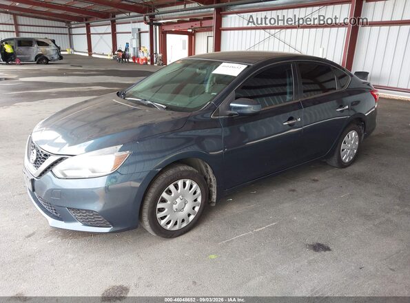 3N1AB7AP8HY231073 2017 NISSAN SENTRA Бирюзовый Передняя левая четверть