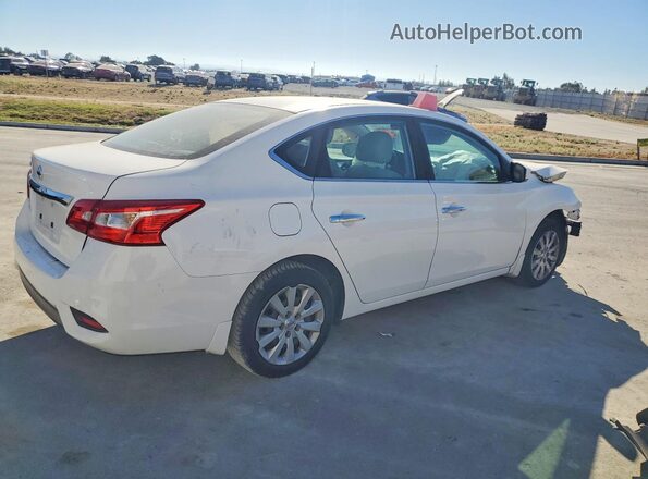3N1AB7AP8HY271542 2017 NISSAN SENTRA White Задня права чверть
