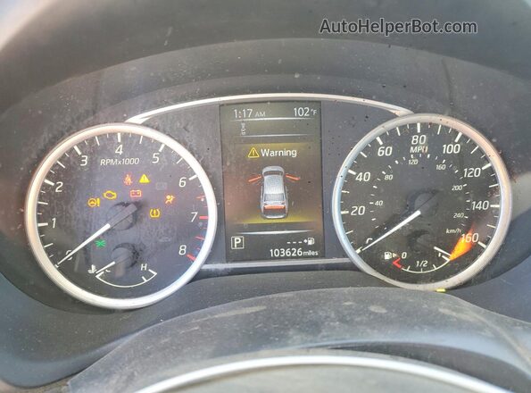 3N1AB7AP8JL653203 2018 NISSAN SENTRA White Instrument cluster view