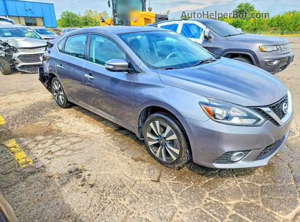 3N1AB7AP8JY257842 2018 NISSAN SENTRA Серебряный Передняя правая четверть