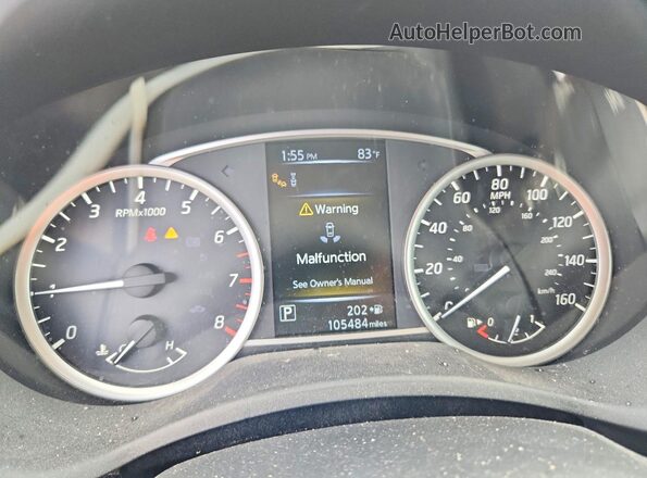 3N1AB7AP8JY257842 2018 NISSAN SENTRA Серебряный Вид щитка приборов