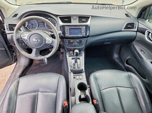 3N1AB7AP8JY257842 2018 NISSAN SENTRA Серебряный Вид панели приборов