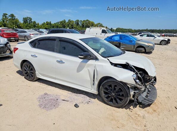 3N1AB7AP8JY284930 2018 NISSAN SENTRA White Передня права чверть