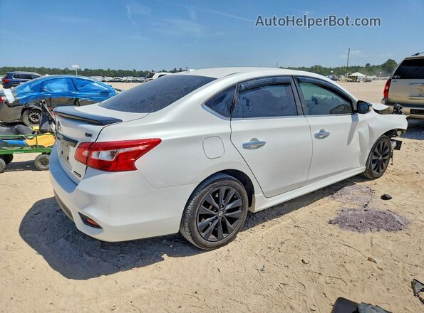 3N1AB7AP8JY284930 2018 NISSAN SENTRA White Задня права чверть