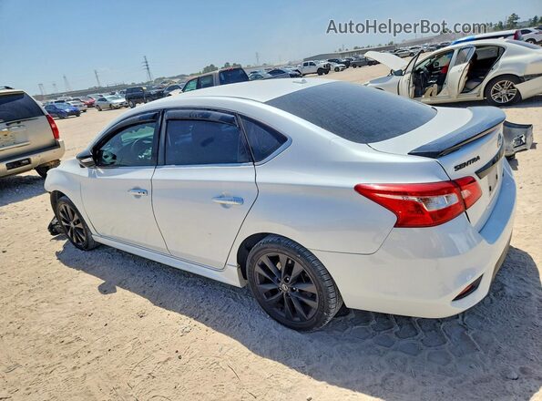 3N1AB7AP8JY284930 2018 NISSAN SENTRA White Задня ліва чверть