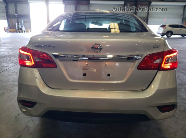3N1AB7AP8KY357098 2019 NISSAN SENTRA Серебряный Вид сзади