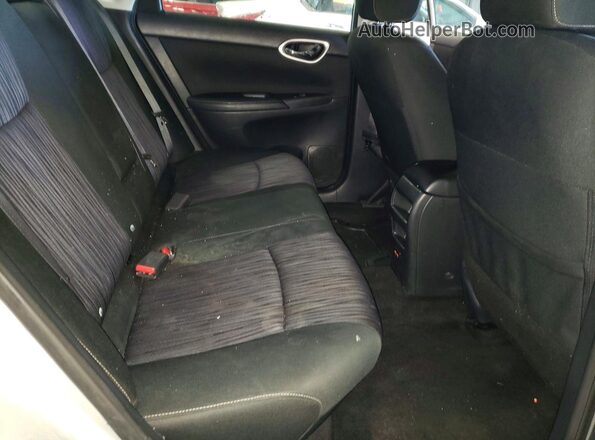3N1AB7AP8KY357098 2019 NISSAN SENTRA Серебряный Вид задних сидений