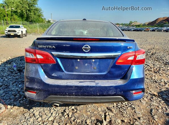 3N1AB7AP8KY374919 2019 NISSAN SENTRA Blue Вид ззаду