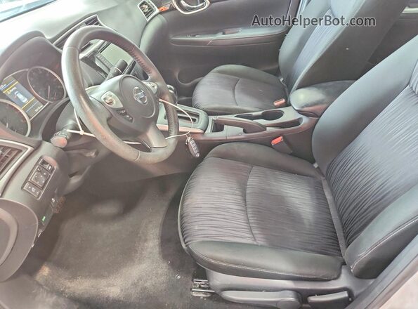 3N1AB7AP8KY452213 2019 NISSAN SENTRA Белый Вид салона спереди