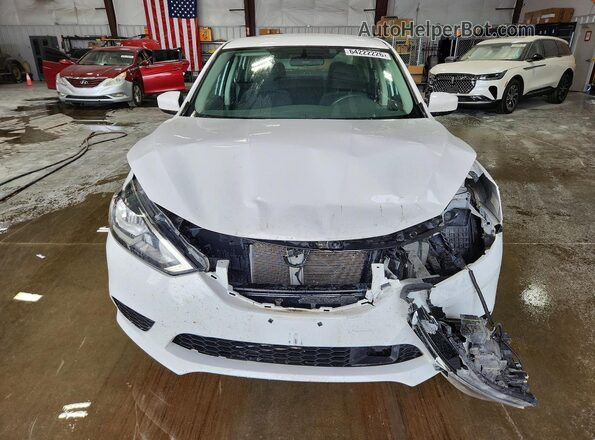 3N1AB7AP8KY452213 2019 NISSAN SENTRA Белый Вид спереди