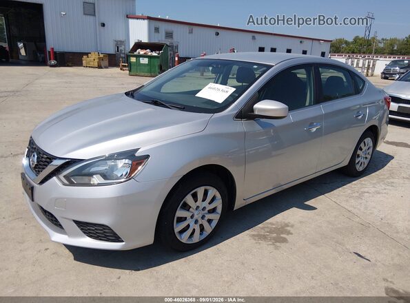 3N1AB7AP9GY218380 2016 NISSAN SENTRA Серый Передняя левая четверть