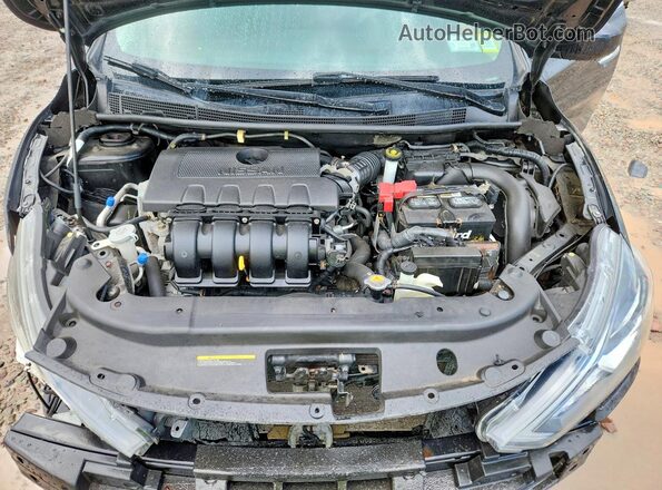 3N1AB7AP9GY282323 2016 NISSAN SENTRA Black Rear interior view