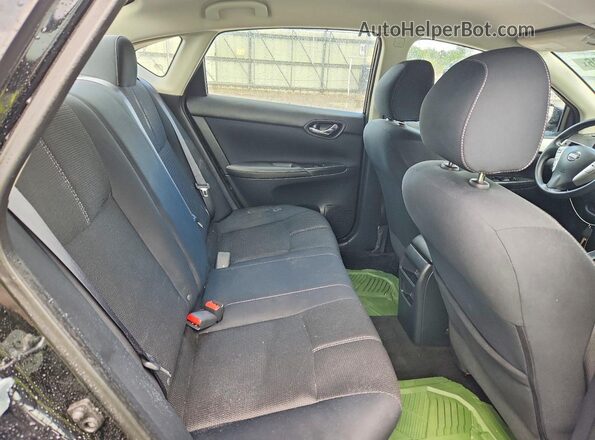 3N1AB7AP9GY282323 2016 NISSAN SENTRA Black Rear seats view