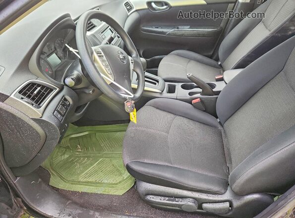 3N1AB7AP9GY282323 2016 NISSAN SENTRA Black Front interior view