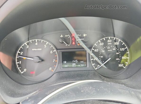 3N1AB7AP9GY282323 2016 NISSAN SENTRA Black Instrument cluster view