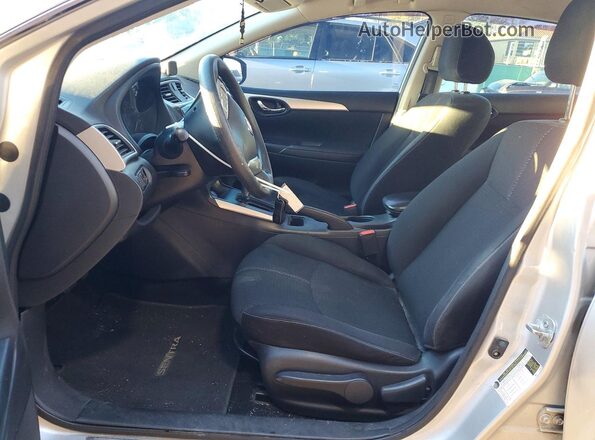 3N1AB7AP9HY248061 2017 NISSAN SENTRA Silver Вид салону спереду