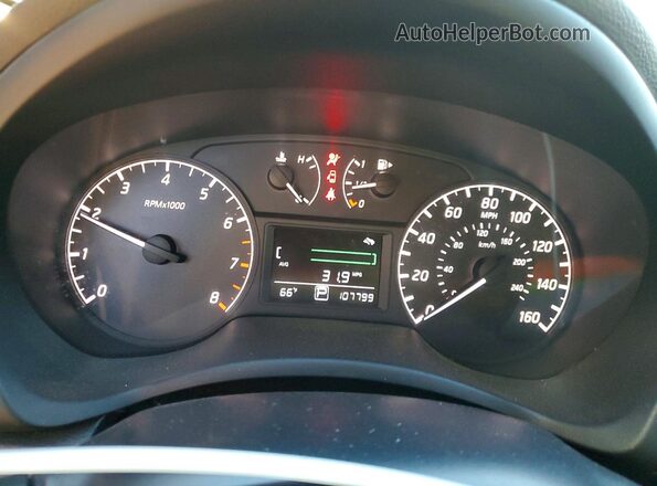 3N1AB7AP9HY248061 2017 NISSAN SENTRA Silver Вид щитка приладів