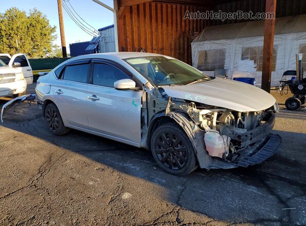 3N1AB7AP9HY248061 2017 NISSAN SENTRA Silver Передня права чверть
