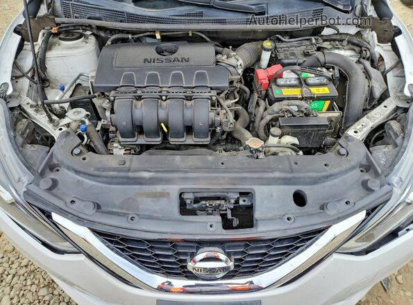 3N1AB7AP9HY264034 2017 NISSAN SENTRA White Սալոնի հետևի տեսք