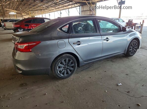 3N1AB7AP9HY279715 2017 NISSAN SENTRA Серый Задняя правая четверть