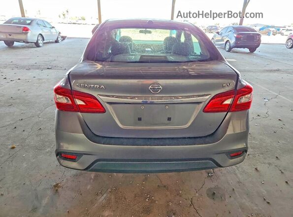 3N1AB7AP9HY279715 2017 NISSAN SENTRA Серый Вид сзади