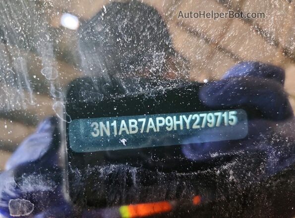 3N1AB7AP9HY279715 2017 NISSAN SENTRA Серый Вид подкапотного пространства