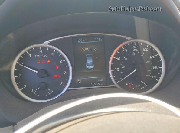 3N1AB7AP9HY279715 2017 NISSAN SENTRA Серый Вид щитка приборов