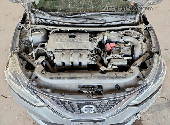 3N1AB7AP9HY279715 2017 NISSAN SENTRA Серый Вид задней части салона