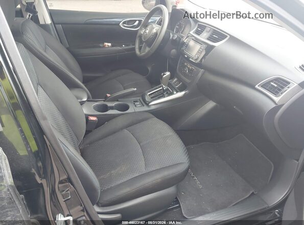 3N1AB7AP9JY213834 2018 NISSAN SENTRA Black Вид салону спереду