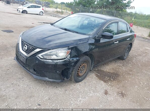 3N1AB7AP9JY321581 2018 NISSAN SENTRA Black Front left