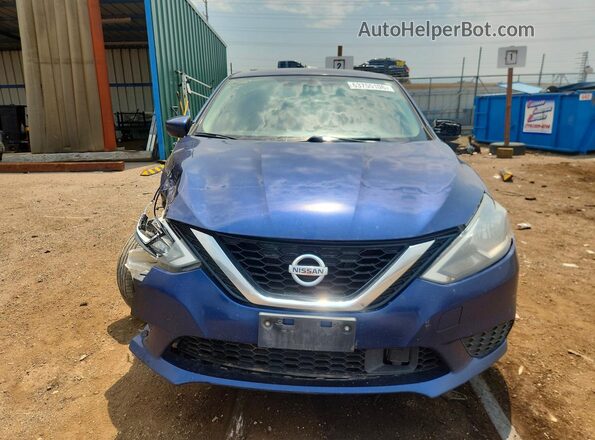 3N1AB7AP9KY251999 2019 NISSAN SENTRA Blue Դիմացի տեսք