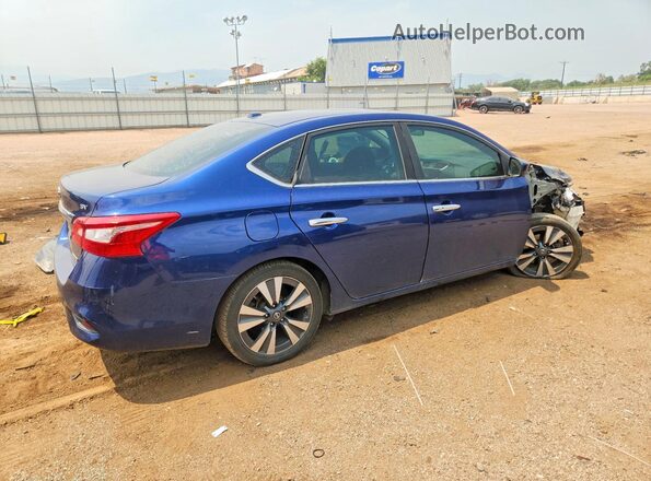 3N1AB7AP9KY251999 2019 NISSAN SENTRA Blue Հետևի աջ