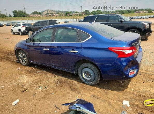 3N1AB7AP9KY251999 2019 NISSAN SENTRA Blue Հետևի ձախ