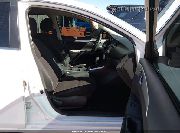 3N1AB7AP9KY307794 2019 NISSAN SENTRA White წინა სალონის ხედი