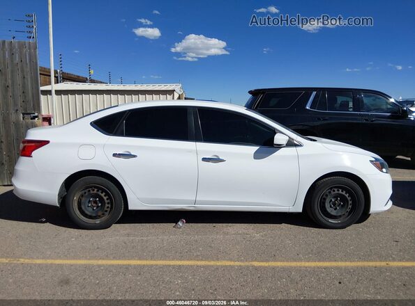 3N1AB7AP9KY307794 2019 NISSAN SENTRA White უკანა სალონის ხედი