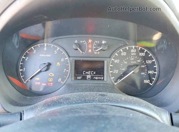 3N1AB7APXGY326653 2016 NISSAN SENTRA Black Instrument cluster view